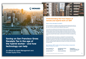 Optimizing San Francisco Gross Receipts Tax in the Age of the Hybrid Worker – and How Technology Can Help