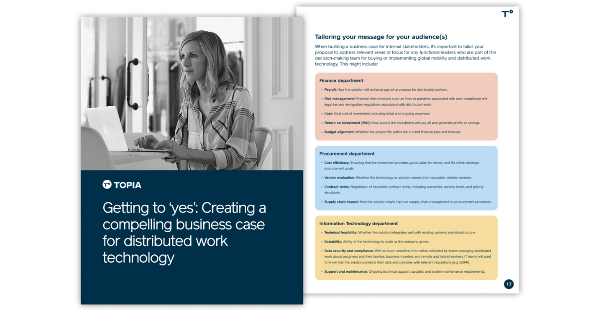 How to build your business case for distributed work technology