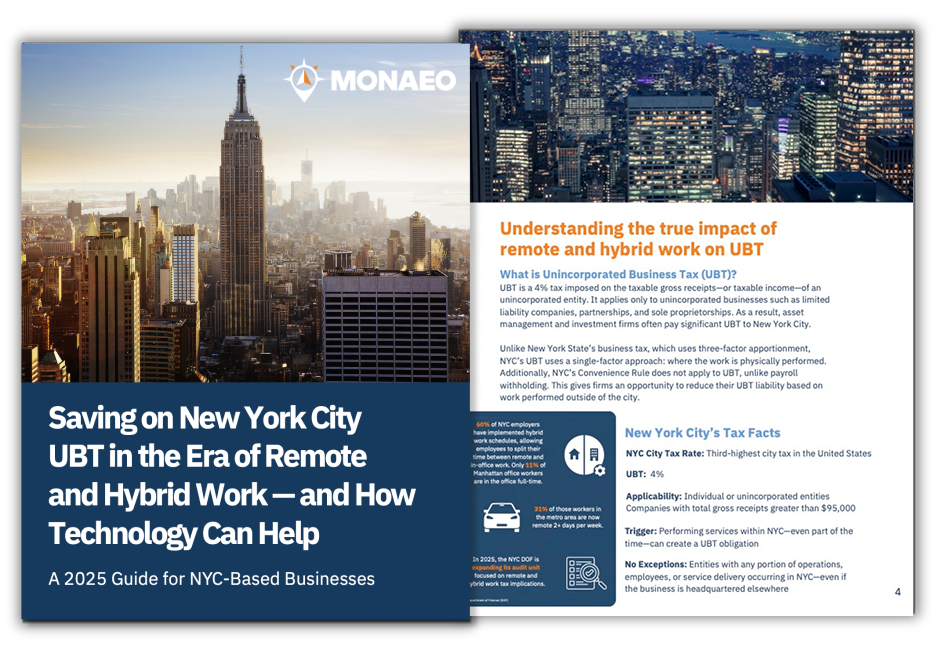 Saving on New York City UBT in the Era of Remote and Hybrid Work – and How Technology Can Help