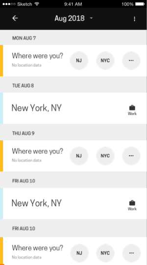 Visual representation of New York and New York City locations, illustrating their proximity on a digital map.